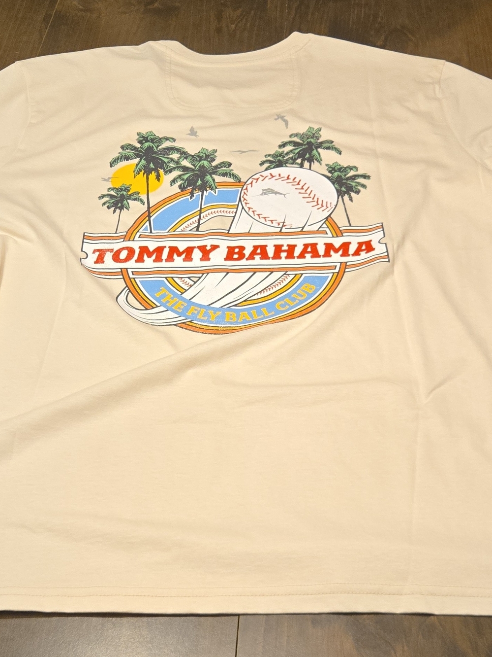 Tommy Bahama Men’s Cream Graphic Pittsburgh Pirates T-Shirt NWT